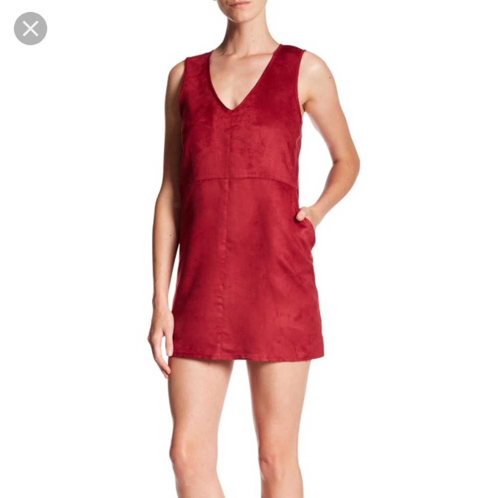 NWT BCBGeneration Suede sleeveless shift dress